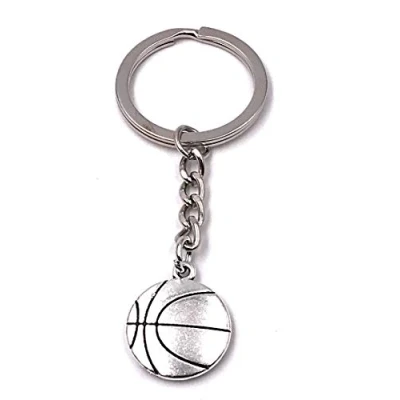 Image of Onlineworld2013 Keychain Basketball Sport Game Ball Metal Pendant Charm