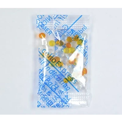 Image of celloexpress SELF INDICATING 0.5g Pack of 5000 Total Gel Weight 2500g/2.5kg YELLOW Silica Pouches Sachets (SI 0.5g, 5000)