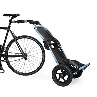 Image of Burley Travoy, Compact Folding Cargo Bike Trailer, Cool Grey
