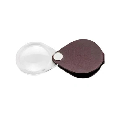 Image of Eschenbach Classic Folding Magnifier 30 mm Burgundy Red