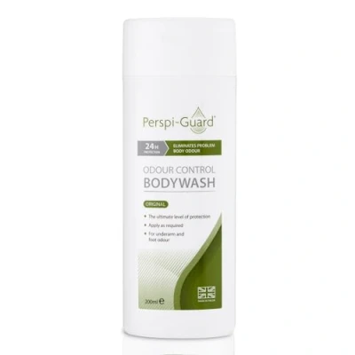 Image of Perspi Guard Odour Control Body Wash Antibacterial for Shower Gel Targets Causing Source Long Lasting Protection and Confidence 200ml