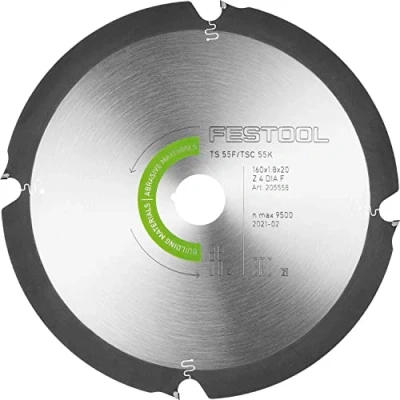 Image of Festool Hoja de Sierra Diamante Dia 160x1,8x20 F4 Abrasive Materials, Silver