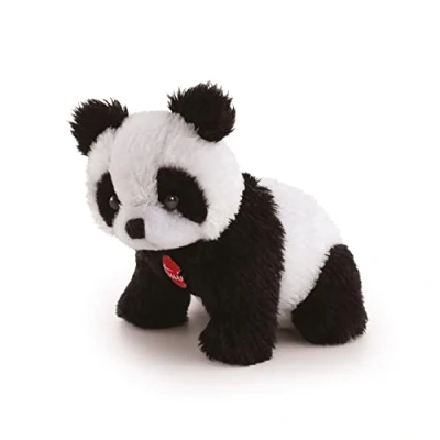 Image of Trudi Panda Sweet Collection Plush Toy Small XXS Stuffed Animal, Fire Retardant Polyester, Washable, For Christmas and Birthdays, Made in Italy Tradition, 11x9x7 cm