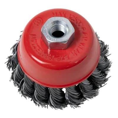 Image of Sealey Twist Knot Wire Cup Brush Ø65mm M10 x 1.25mm