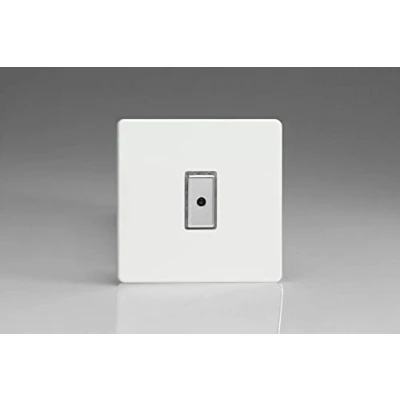 Image of Varilight JDQE101S Dimmer Switch Premium White 1 Gang