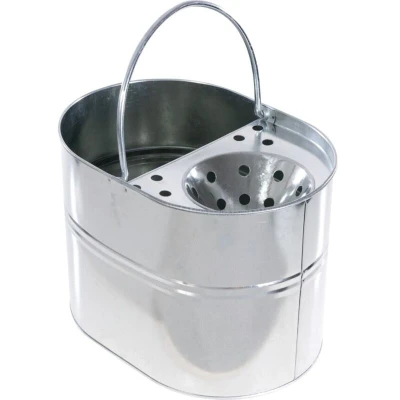 Image of Cotswold 3 Gallon Galvanised Heavy Duty Mop Bucket