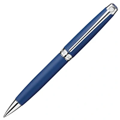 Image of Caran d&#039;Ache Léman Matte Blue BP Free engraving