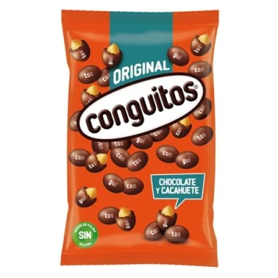 Image of CONGUITOS Dark Chocolate Roasted Peanuts Coated in 1000 gr