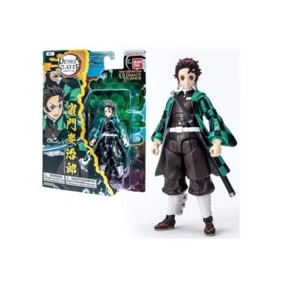 Image of BANDAI Ultimate Legends HD Demon Slayer Action Figure 12 cm Tanjiro Kamado Official Licence Articulated Toy for Children from 4 Years VE88961