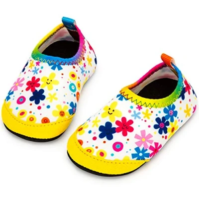 Image of Yorgou Baby Boys Girls Water Shoes Toddler Beach Barefoot Aqua Socks Non Slip for Pool