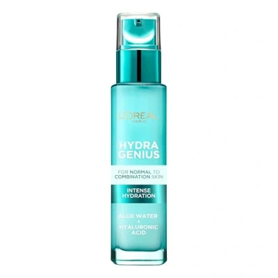 Image of L’Oréal Paris Hydra Genius Aloe Water, Intense Hydration and Glowing Skin, Suitable for Normal to Combination Water Hyaluronic Acid, 70ml