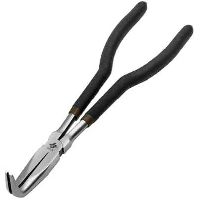 Image of Performance Tool W1046 11 Inch Long Reach 90 Degree Bent Nose Pliers