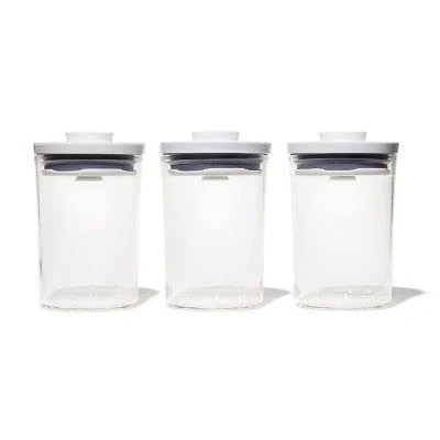Image of OXO Good Grips POP Round 3 Piece Mini Canister Set