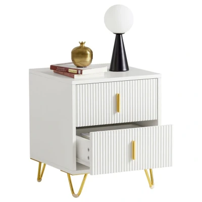 Image of Side Table End Sofa Bedside Nightstand,FBT115 W Sobuy