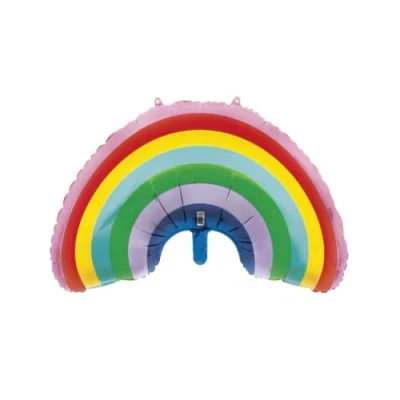Image of Rainbow Giant Foil Balloon (91cm) Dazzling, Vibrant &amp; Show stopping Decoration Perfect for Unforgettable Parties 1 Pc