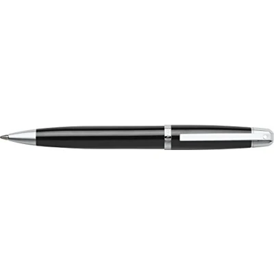 Image of Sheaffer 500 Series Chrome Plate Trim Ballpoint Pen Glossy Black