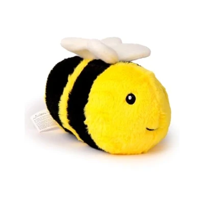 Image of Puckator Bumble Bee Plush Reindeer Doorstop Door Stop Stoppers Stops Indoors Wedge Stoper Accessories Peel Home Office Doorstops Doorstopper for Kids Improvement