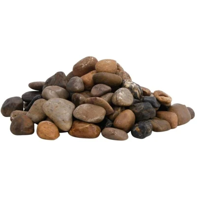 Image of &#039;vidaXL Polished Pebbles 10kg of Mixed Colour Natural Stones, Size 2 5 cm, Ideal for Fish Tanks, Aquariums, Garden Beds, &amp; Craft Decoration