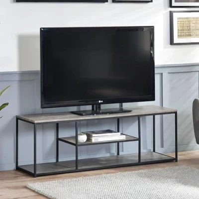 Image of Julian Bowen Staten Tv Unit Concrete/Black Units