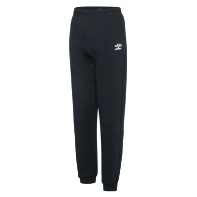 Image of Umbro Womens/Ladies Club Leisure Jogging Bottoms (Black/White) Size X Small