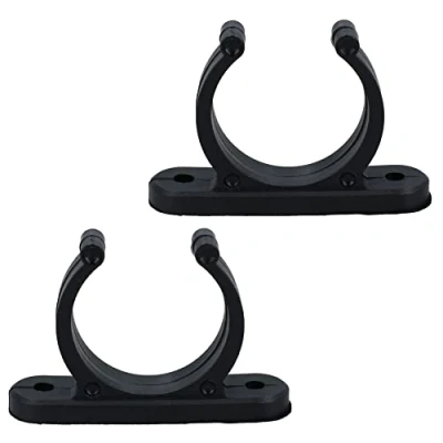 Image of AB Tools 2 Pack 25mm Polyamide Tube Storage Clip Paddle Boat Hook Pole Tool Plastimo