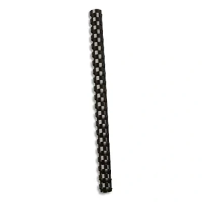 Image of 5 Star Office Binding Combs Plastic 21 Ring 95 Sheets A4 12mm Black [Pack 100]
