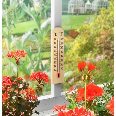 Image of Ambassador Wooden Thermometer 8&#039;&#039; (20cm)