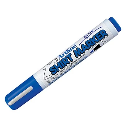 Image of Artline EKT T Shirt Marker Pen Blue