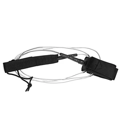Image of VGEBY 6FT Surfboard Leash Foot Rope Stand Up Paddle Board Neoprene Ankle Cuff Surf (Transparent) Maximal Exercise/X Games Other Extreme Sports Products