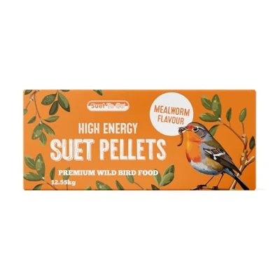 Image of Suet To Go Mealworm Pellets 12.55kg Bulk Value Box Premium Wild Bird Food