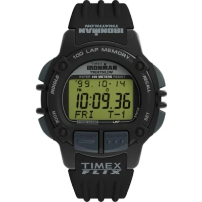 Image of Timex Men&#039;s Digital Quartz Watch with Plastic Strap TW5M63000