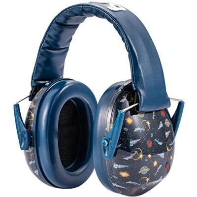 Image of Snug Kids Ear Defenders Noise Cancelling Headphones Protectors for Children, Toddlers and Baby (Space)