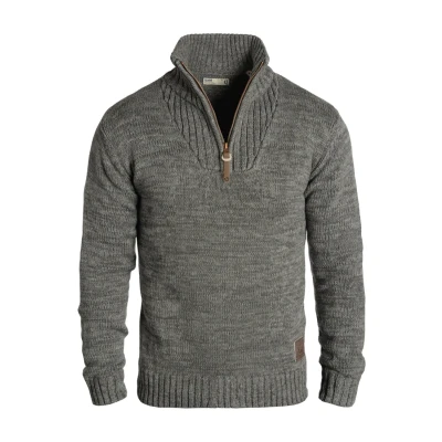 Image of Solid Sdphilostrate Jumper, Men&#039;s, Size: Large, Dark grey