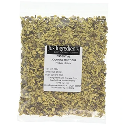 Image of JustIngredients Essentials Liquorice Root Cut, 100 g Pack of 5