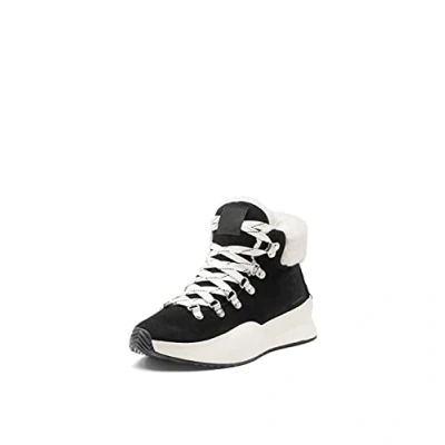 Image of Sorel Womens Out About 3 Conquest Wp Fashion Boot, Black Sea Salt, 8 UK