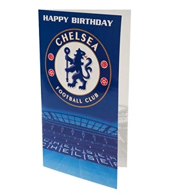 Image of Chelsea Crest Happy Birthday Card One Size Only