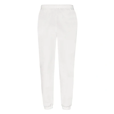 Image of Fruit of the Loom Mens Classic Elasticated Jogging Bottoms (White) Size X Large