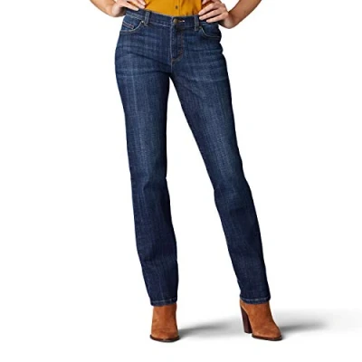 Image of Lee Women&#039;s Relaxed Fit Straight Leg Jean, Bewitched, 18 Short