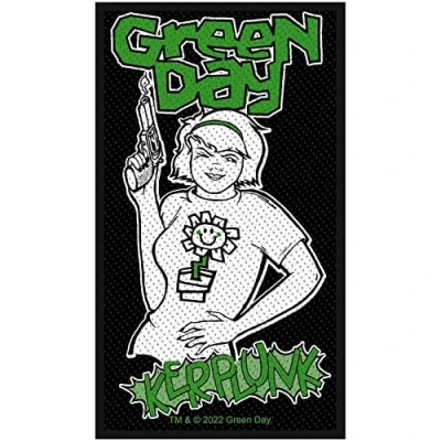 Image of Green Day Kerplunk Standard Patch (One Size) (Black/White/Green)