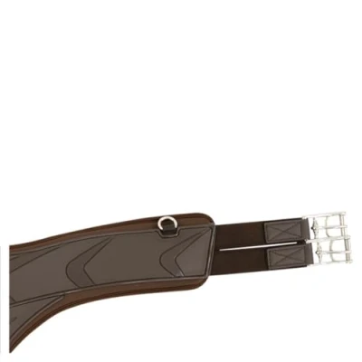 Image of BR girth Poly Anatomic all purpose belly flap 125 Brown