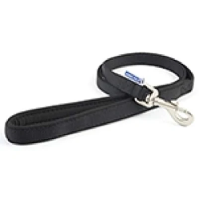 Image of Ancol Viva Soft Touch Padded Snap Lead Black, size 100 x 1.2 cm, Max kg 20 kg, Weather Proof