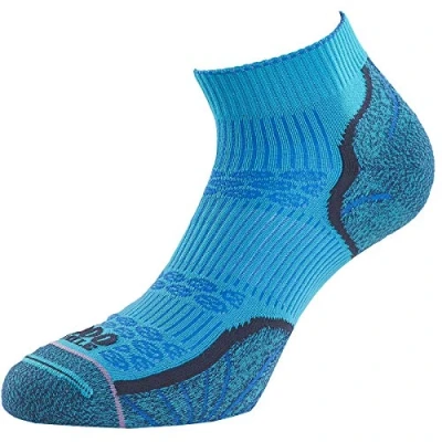 Image of 1000 Mile Breeze Lite 100% Blister Free Cool Comfort Mens Sports Fitness Socks Marine Blue (X Large / 12 14UK) 1 Pair