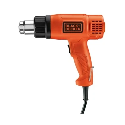 Image of BLACK+DECKER 230V Heat Gun for Paint Stripping, and Airflow Setting 460 600 Degrees, KX1650 GB