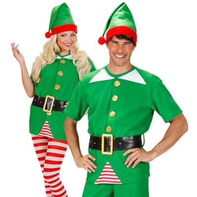 Image of Widmann Elf costume, Santa helper, Christmas elf, fancy dress costumes, carnival