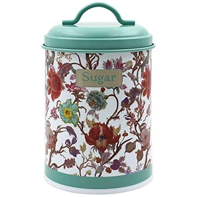 Image of The Leonardo Collection Anthina Design Sugar Metal Canister Tin