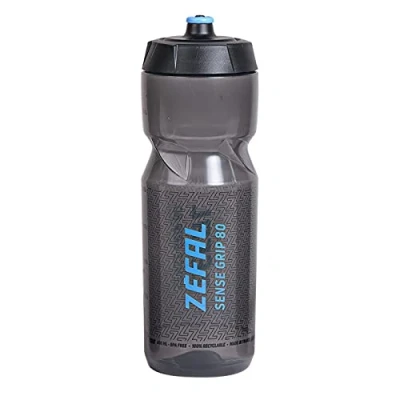 Image of ZEFAL Unisex&#039;s Sense Grip 80 Water Bottle, Black/Blue, 800ml
