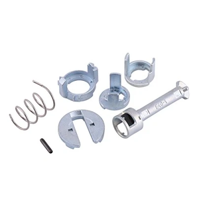 Image of Keenso Car Door Lock Repair Kit, Barrel Kit Front Left &amp; Right Cylinder for E46 3 Series 1998 2005