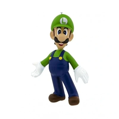 Image of Hallmark Luigi Christmas Ornament, Nintendo Decoration, Super Mario Bros Hanging Gifts for