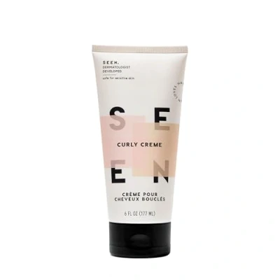 Image of SEEN Curly Creme Non Comedogenic &amp; Sulfate Free Curl Defining Styling Hair Cream Reduces Frizz Heat Protectant Safe for Sensitive Skin