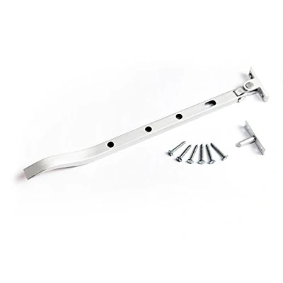 Image of One Stop DIY 2 X Casement Window Stay Locks 8 Inch 200mm SAA Aluminium With Fixings NEW